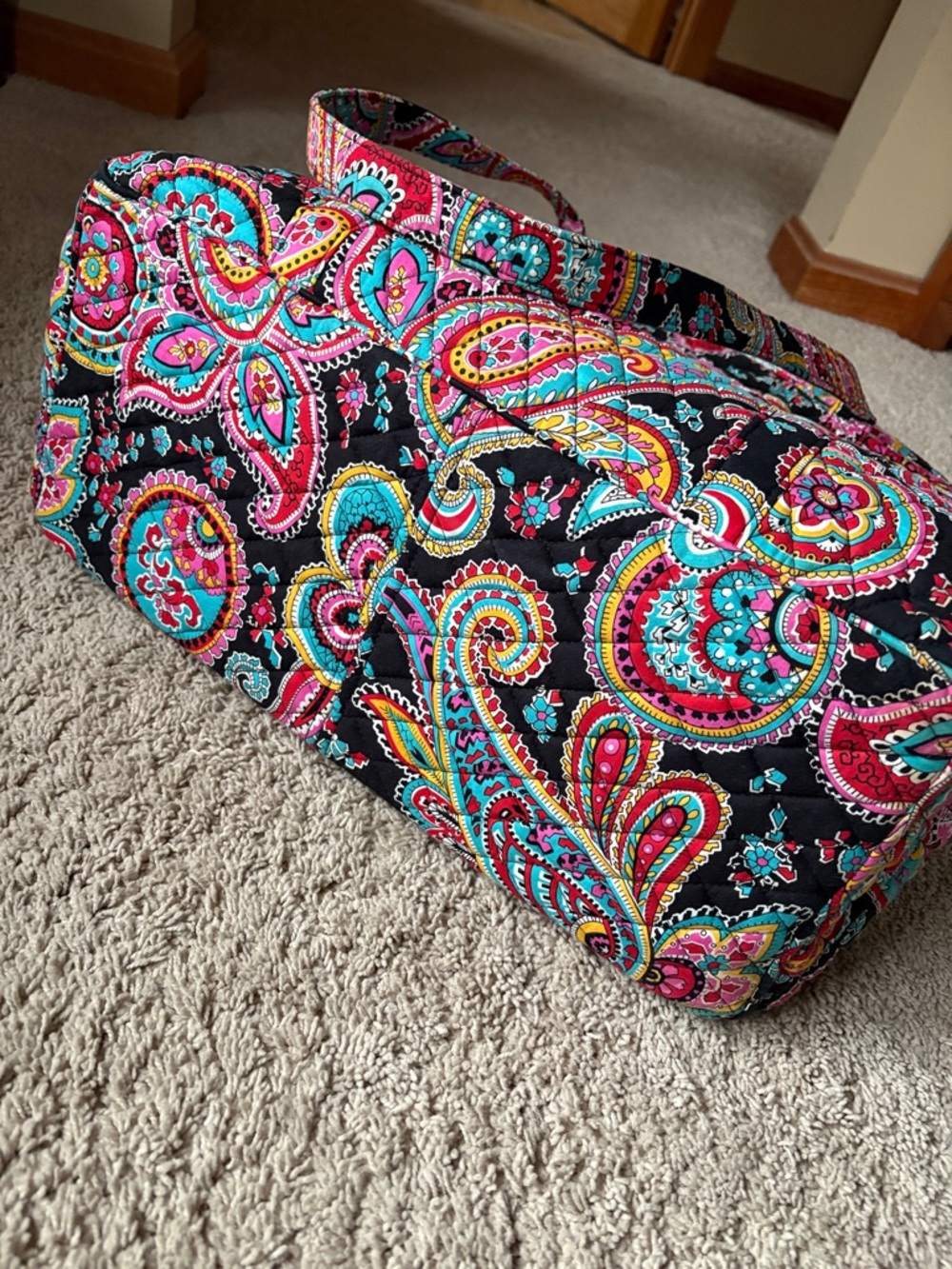 Vera Bradley large quilted tote - Parisian Paisley - Picture 9 of 9